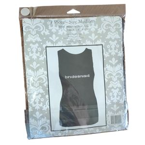 NWT NIP Black Bridesmaid Ribbed Tank Top